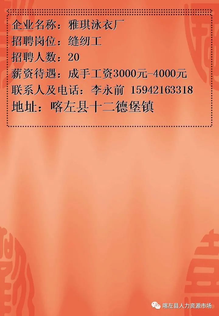 朝阳镇最新招聘信息全面概览